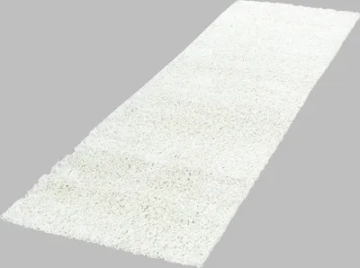 Produktbild von Teppich Läufer Wohnzimmer Creme 80x250 Unicolor - Einfarbig aus Polypropylen