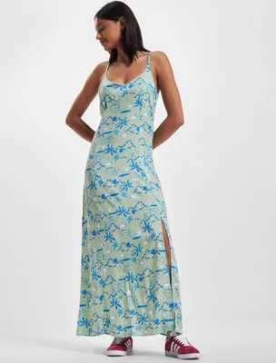 Produktbild von Just Rhyse - Damen Waikiki Kleid - GREEN COLORED - XL