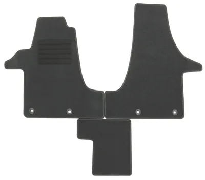 Produktbild von Fußmatten für VW T5 T6 T6.1 05/2003-2021 mit 2 Sitzplätze vorne, 3-teilig