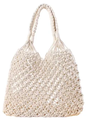 Produktbild von Große Strohtasche für Strand und Einkaufen