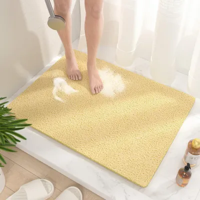 Imagen del producto de Alfombrilla antideslizante para ducha, de 60 x 80 cm, fabricada en PVC, para usar en la ducha
