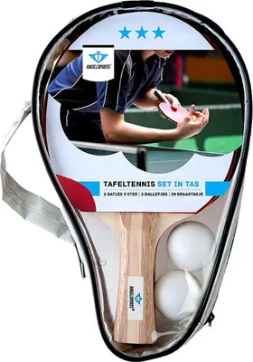 Image de Set de ping-pong - 2 raquettes (3 étoiles) & 2 balles