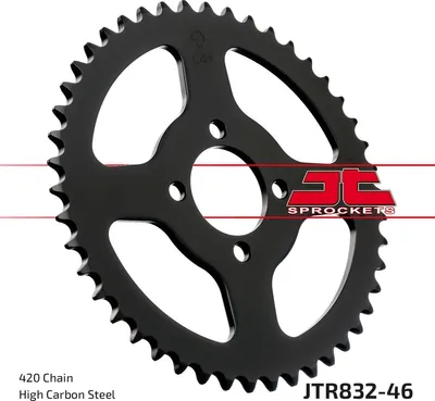 Produktbild von JT Sprockets Kettenrad JTR832.46 46Z 420 kompatibel mit Yamaha DT50R