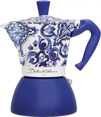 Produktbild von Italienische Kaffeemaschine Bialetti D&G BLU MEDI 6T Blau Aluminium 6 Tassen
