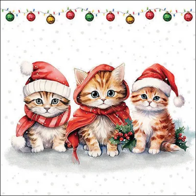 Immagine prodotto di Tovaglioli 33x33 cm - Funny cute kittens