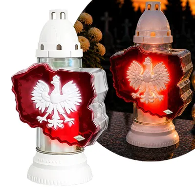 Zdjęcie produktu dla Pamiętam, jestem wdzięczny, dziękuję. Znicz Patriotyczny Narodowy POLSKA