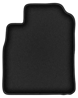 Productafbeelding van Velours bestuurdersmat voor Hyundai Sonata III 1999-2005 (sedan) – zwart, op maat – Wielganizator DURBAN