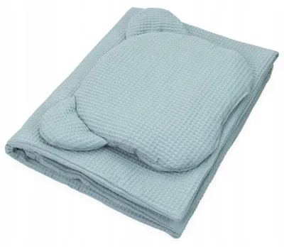Produktbild von Kerstin Waffel Kissen-Decken-Set für Babys 75x100 cm Baumwolle