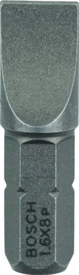 Obrázok produktu pre Bosch 2 607 001 471, 3 kusov, Zdierka, 8 mm, Oceľ, 25 mm, 25,4 / 4 mm (1 / 4")