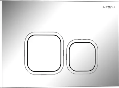 Image de Bouton de chasse Mexen Tex 03, chrome brillant - 6103-03