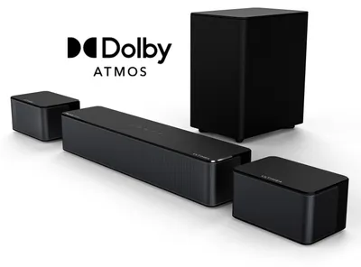 Produktbild von Soundbar – Surround-Soundsystem – Heimkino-Lautsprecher – Drahtloser Subwoofer – Rücklautsprecher – 410 Watt Leistung