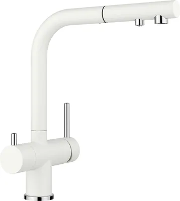 Zdjęcie produktu dla BLANCO FONTAS-S II SILGRANIT-look srebrny granitowy biały