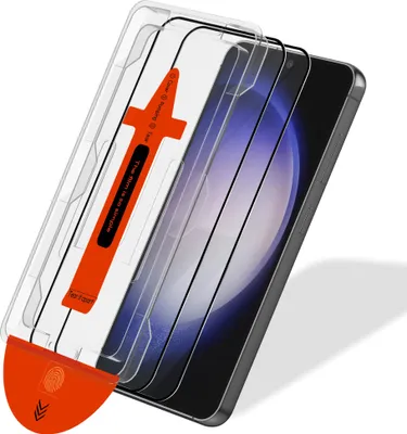 Produktbild von 2-Pack Samsung S23 Displayschutzfolie - Gehärtetes Glas | [Automatische Installation] - Blasenfrei
