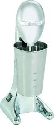 Obrázek produktu pro Barový mixér - šejkr na frappe Bartscher 135100, 85 W, 700 ml, 2 rychlosti, naklápěcí hlava, stříbrná/chrom
