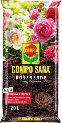 Produktbild von Rosenerde COMPO SANA® für Beet- und Topfrosen und 20 L