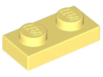 Produktbild von Lego® 10x 1x2 Platten 3023 - Plate Helles Hellgelb - Bright Light Yellow