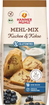 Produktbild von Hammermühle Mehl-Mix Kuchen & Kekse 500g