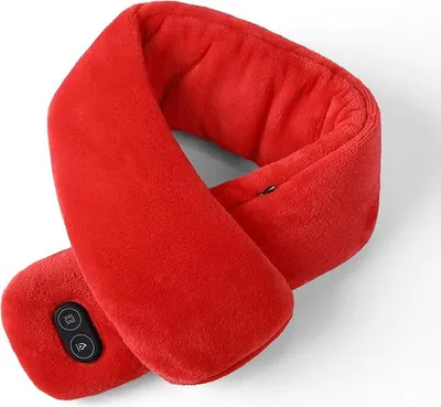 Produktbild von INF USB-Beheizter Nackenschal aus Polyester, 3 Temperaturstufen für Reise Rot