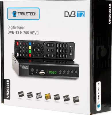 Zdjęcie produktu dla Cabletech DEKODER DVB-T2 H.265 HEVC URZ0336 - karta telewizyjna - DVB-T2