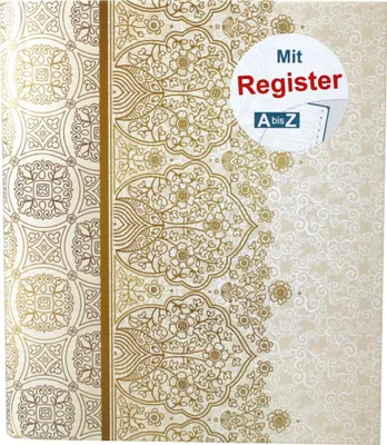 Produktbild von Ringbuch / 4-Loch-Metall-Ringmechanik / A-Z Register + 50 Blatt liniert 120g/m²