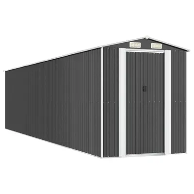 Produktbild von Geräteschuppen Anthrazit 192x855x223 cm Verzinkter Stahl