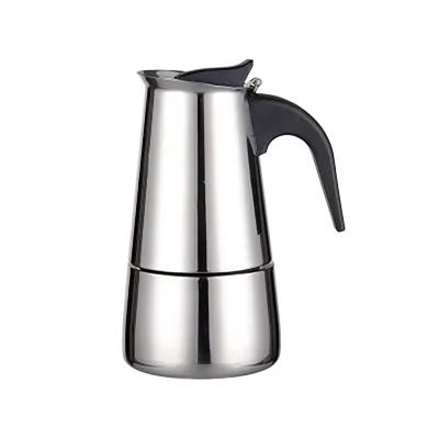 Produktbild von Edelstahl-Mokka-Kaffeekanne  200 ml Milchschäumer-Kaffeekanne Mokka-Kocher Latte-Maschine für den Herd