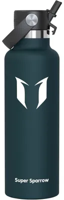 Zdjęcie produktu dla Termos ze stali nierdzewnej, bidon, 750 ml, C-Jade, bez BPA, szczelny, izolowany