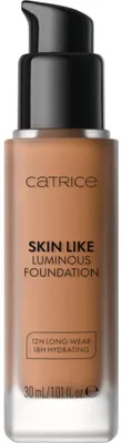 Produktbild von CATRICE Skin Like Luminous Foundation, Pumpenflasche, Flüssigkeit, Jeder Hauttyp, Feuchtigkeitsspendend, Illuminating, Beige, 053N