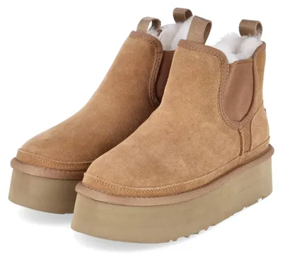 Image de Australia Luxe, bottines Chelsea pour femmes, modèle EDEN, en cuir marron, taille 38