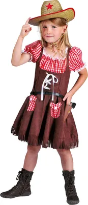 Produktbild von Cowgirl Denise Cowboy Kinder Karneval Fasching Kostüm 104