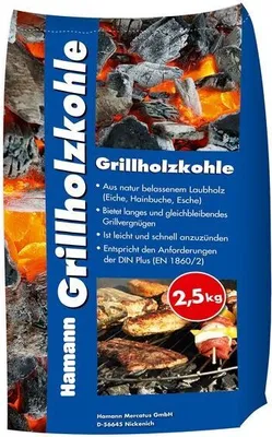 Produktbild von HOLZKOHLEWERK LÜNEBURG Grillholzkohle "F