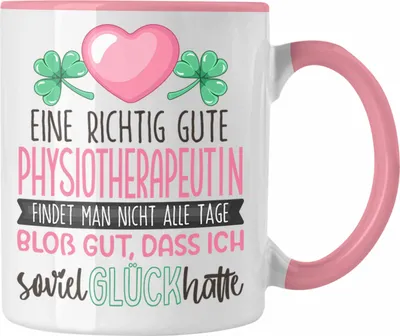 Produktbild von Trendation - Physiotherapeutin Tasse Geschenk Dankeschön Beste Physiotherapeutin Der Welt Dankeschön (Rosa)
