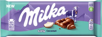 Obrázok produktu pre Milka Mliečna čokoláda Bubbly Coconut 97 g