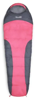 Image de SAC DE COUCHAGE EXTERIEUR | Sac de couchage momie, 230 x 80 cm | Inclut un sac de rangement, dimensions replié : 50 x 25 cm | Rose
