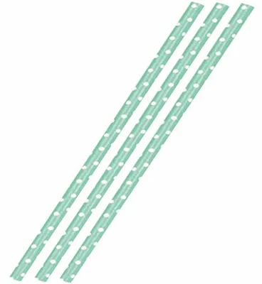 Produktbild von Westmark 524-0226G Papiertrinkhalme, grün/weiß (50er Pack)