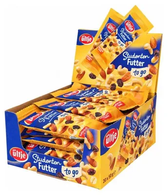 Produktbild von ültje Studentenfutter Original to go 20x50g