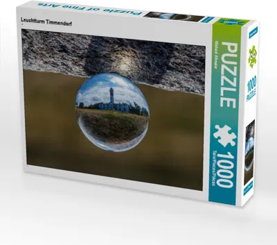 Produktbild von CALVENDO Puzzle Leuchtturm Timmendorf 1000 Teile Puzzle quer | 1000 Teile Lege-Größe 64x48cm Foto-Puzzle für glückliche Stunden