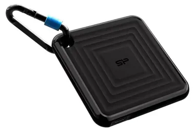 Zdjęcie produktu dla Silicon Power PC60, 256 GB, USB Type-C, 3.2 Gen 2 (3.1 Gen 2), 540 MB/s, Ochrona hasłem, Czarny