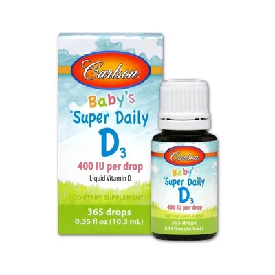 Obrázok produktu pre Carlson Labs doplnky stravy Baby's Super Daily D3, 6673