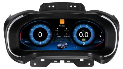 Zdjęcie produktu dla CarPlay, cyfrowy zestaw wskaźników, wyświetlacz LCD, kompatybilny z modelem Renault KOLEOS z lat 2016–2020, zestaw wskaźników