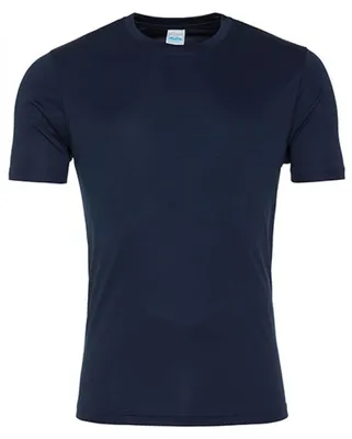 Immagine prodotto di Just Cool JC020 | Uomo Cool Smooth T / fattore di protezione UV 30+ - Colore: French Navy - Taglia: L