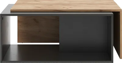 Immagine prodotto di Tavolino da salotto Vicco Paul Antracite/Rovere dorato 90 x 48 cm, Model 54643