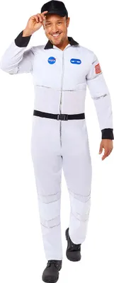 Produktbild von Astronauten Overall Herrenkostüm weiß
