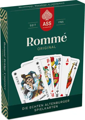 Produktbild von ASS Altenburger 10045037-0001Rommé, französisches Bild, White