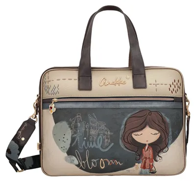 Productafbeelding van Anekke business tas met laptopvak Tulip Briefcase Multicolor veelkleurig