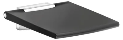 Produktbild von Keuco Plan Care Klappsitz zur Wandmontage verchromt/schwarzgrau - 34983010037