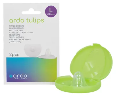 Immagine prodotto di ARDO TULIPS Paracapezzoli taglia L, confezione da 2