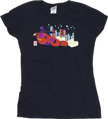 Produktbild von Disney - "Big Hero 6" T-Shirt für Damen BI13178 (XXL) (Marineblau)