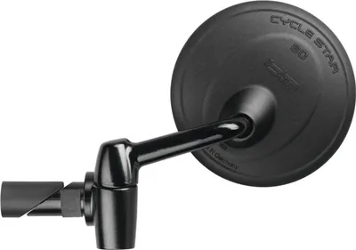 Produktbild von Busch & Müller 903/7 Fahrradspiegel Cycle Star Ø80mm Innenlenkerbefestigung, abklappbar, schwarz