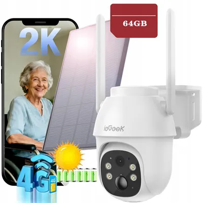 Produktbild von ieGeek TZ-SG330EU Solar Überwachungskamera 4G LTE SIM 3MP
